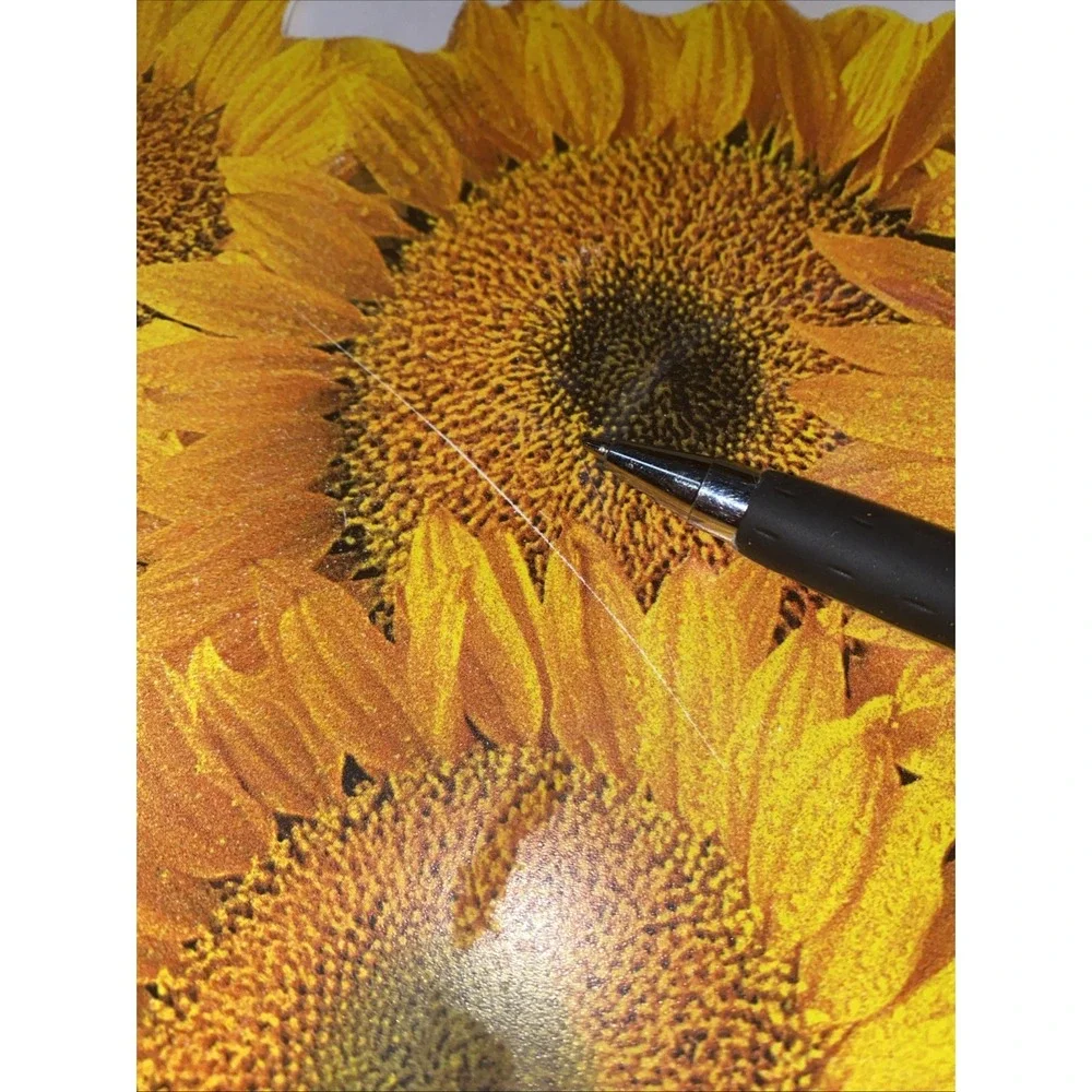 Sunflower Placemats Set of 4 Vinyl Summer Fall‎